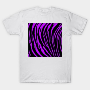 Purple Tiger Stripes T-Shirt